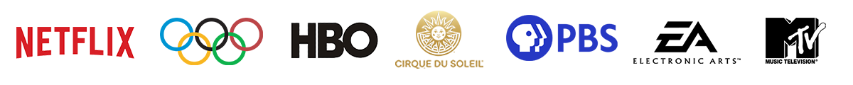 Featured in: Netflix, HBO, Cirque du Soleil, MTV, and more
